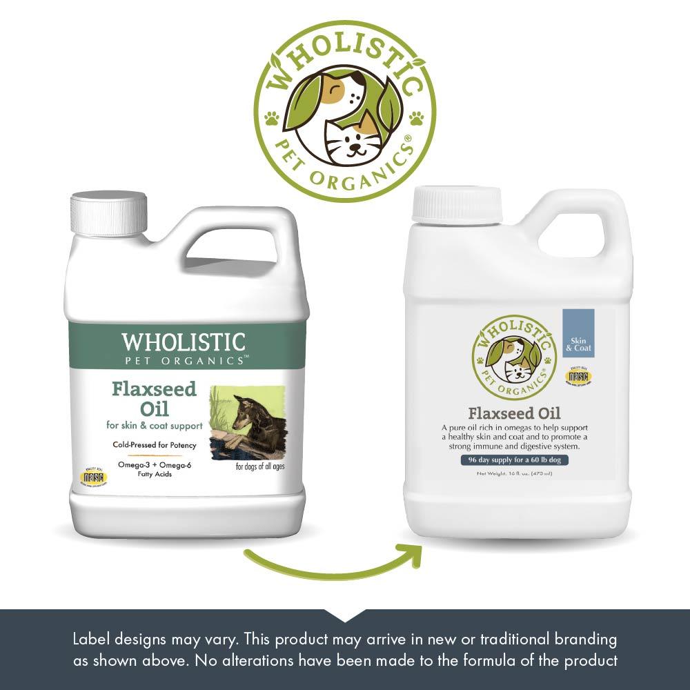 Wholistic Flaxseed Oil Skin & Coat Health Dog Supplement Petcubes