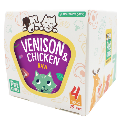 Raw Venison & Chicken for Cats (Case)