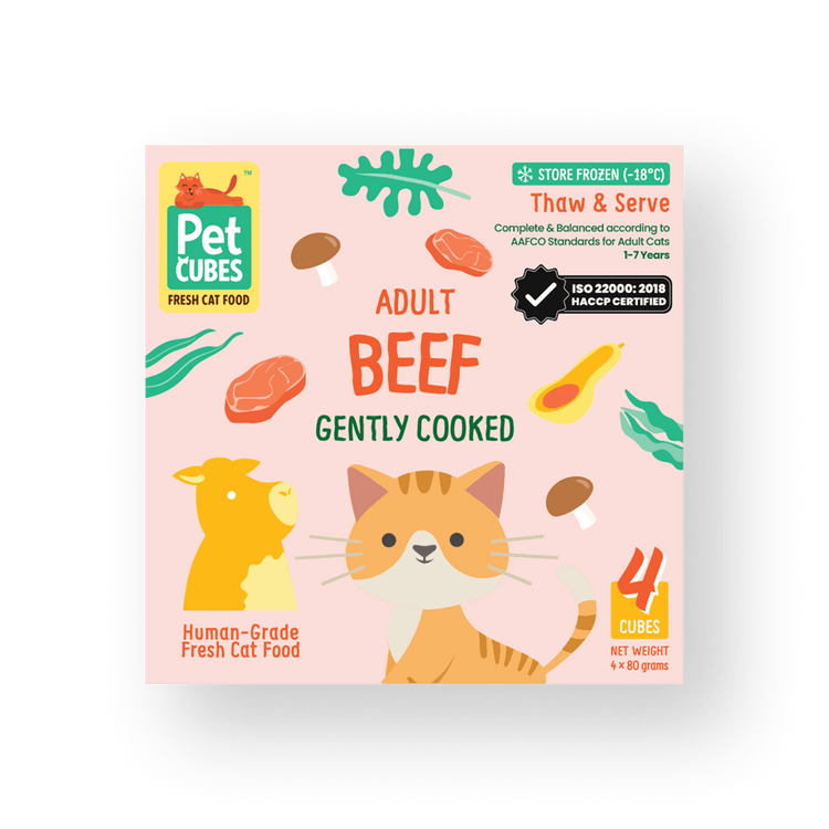 Gently Cooked Beef for Cats (NEW!) (Single)