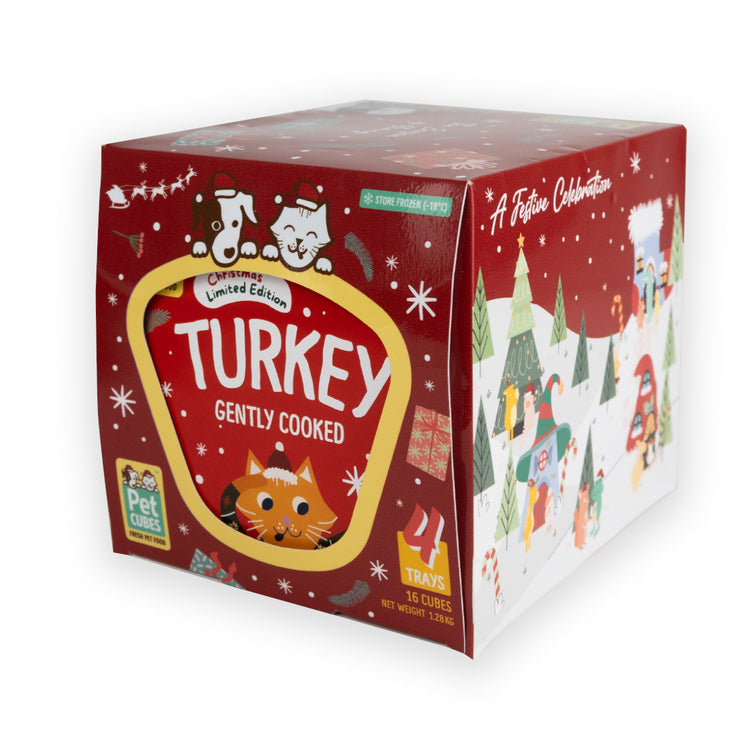 Gently Cooked Festive Turkey for Cats (Case)