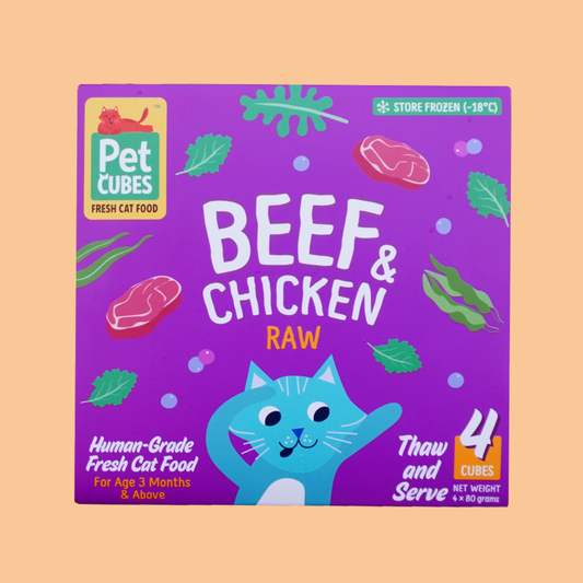 Raw Beef & Chicken for Cats (Single)