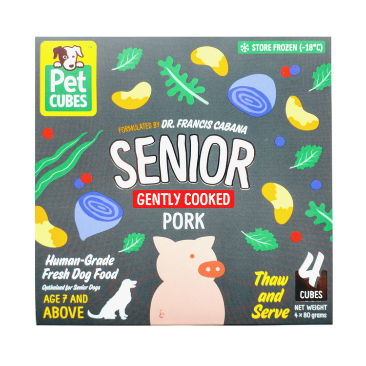 Senior dog deals food age