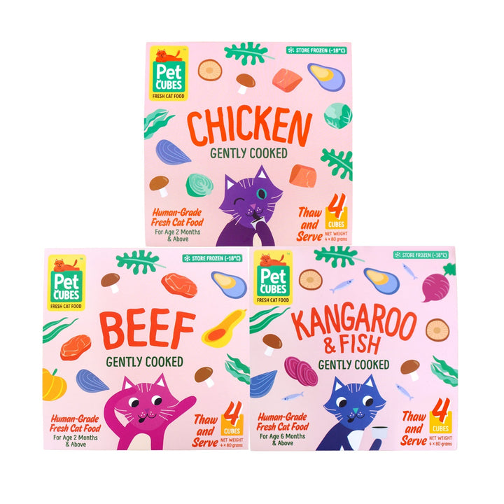 Gently Cooked Cat Food PetCubes